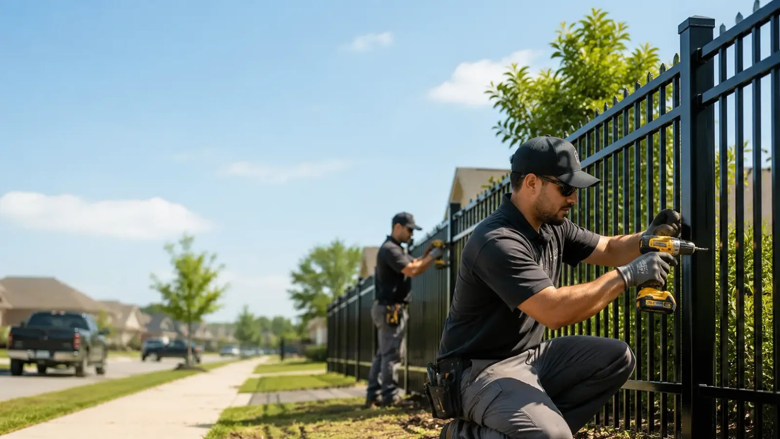 Metal Fence Installation in Hanover, CT